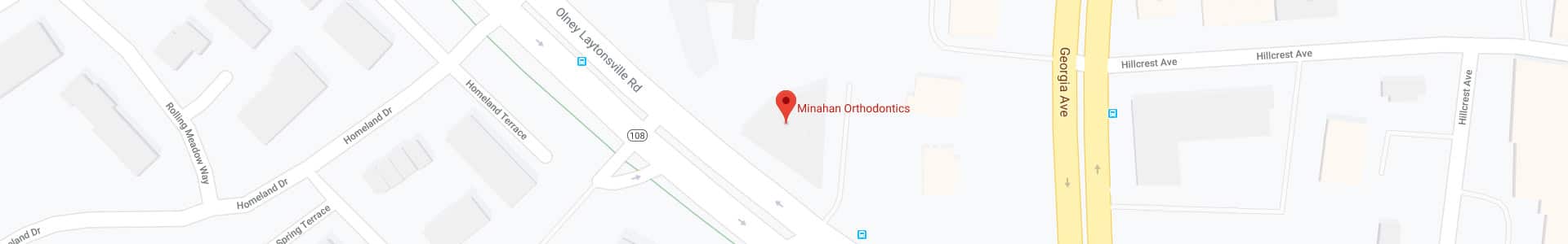Footer Map Minahan Orthodontics in Olney, MD